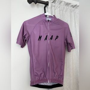 MAAP Men’s Cycling Jersey Evade Pro, purple and black, Size Small